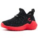 thumbnail image 3 of Tenis Calcetin Charly Niño Ultra Ligeros Color Negro Rojo negro 18, 3 of 5