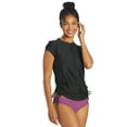 thumbnail image 4 of Sporti Women's Cap Sleeve Front Zip UPF 50+ Rash Guard, Henley, Short Sleeve (Women’s), 4 of 6