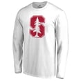 thumbnail image 2 of Men's White Stanford Cardinal Primary Logo Long Sleeve T-Shirt, 2 of 3