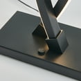 thumbnail image 2 of Artika Wavey Modern Table Lamp, Black, 2 of 5