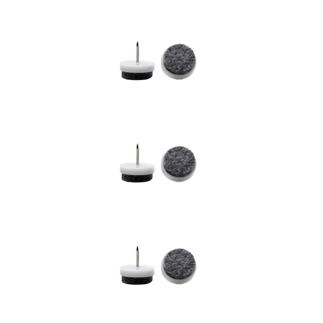 Wosthever 36X deslizador de clavos almohadilla para muebles deslizamiento de fieltro Protector antiarañazos equipo de protección pies de pierna Type1 NO1