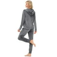 thumbnail image 3 of ANOTHER CHOICE Velour Tracksuit Soft & Stretch Fabric (Women's), Size L, 2-Piece, 3 of 5