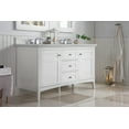 thumbnail image 6 of James Martin Furniture 527-V60D-SL-4GLB Palisades 60 in. Double Vanity with 4 cm Galala Beige Marble Top, Silver Gray, 6 of 6