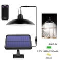 thumbnail image 2 of Lámpara colgante solar de 2 W para exteriores, eficiente, con control remoto, para cobertizos y jardines, 2 of 6