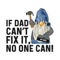 thumbnail image 2 of Reed, Tara 26x26 White Modern Wood Framed Museum Art Print Titled - Fathers Day Gnome II-Fix It, 2 of 4