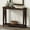 Espresso, variant on Farmhouse Console Table, Rustic Vintage Narrow Sofa Table for Entryway, Living Room, Hallway,