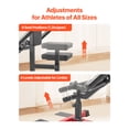 thumbnail image 4 of VEVOR Seated Dip Machine Tricep Bicep Press Down Equipment Chest Training Cable Bar, 4 of 9
