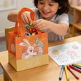 thumbnail image 6 of Dtchengua6Pcs Easter Gift Bag, Reusable Tote with Easter Egg & Bunny Design - Laminated Non-Woven Fabric, Eco-Friendly Shopping Bag for Gifts, Decor & Errands, 6 of 6
