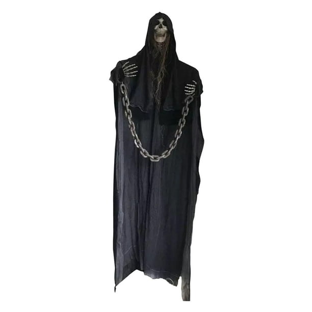 Decoraciones de Halloween, esqueleto colgante de bruja ligero y decorativo, accesorios de terror Estilo A