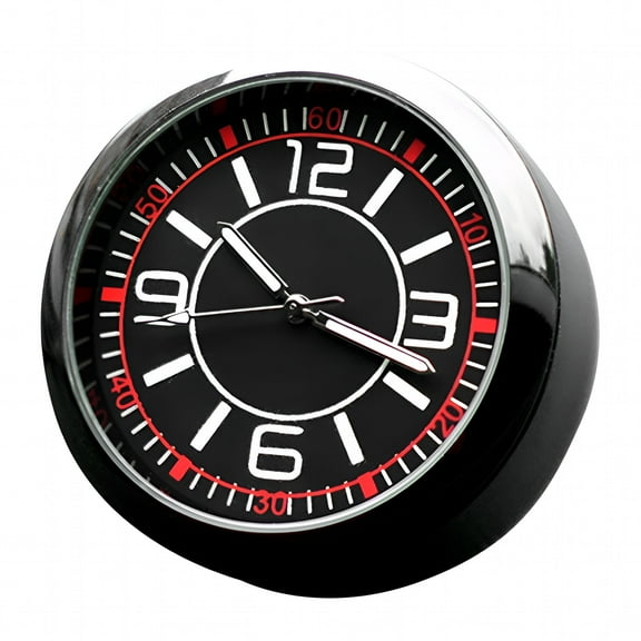 HIBIBUD Golf Cart Clock Mini for Dashboard Digital Accessories Black