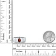 thumbnail image 4 of Gem Stone King 1.50 Cttw Oval 8X6MM Red Garnet Ring for Men | 925 Sterling Silver | Gemstone January Birthstone (Size 10), 4 of 4