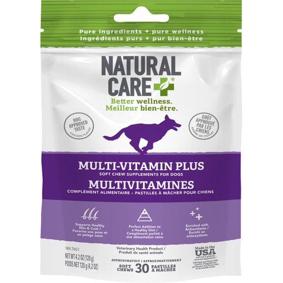 Natural Care Multi Vitamins Plus Chicken Daily Chews Dog Supplement