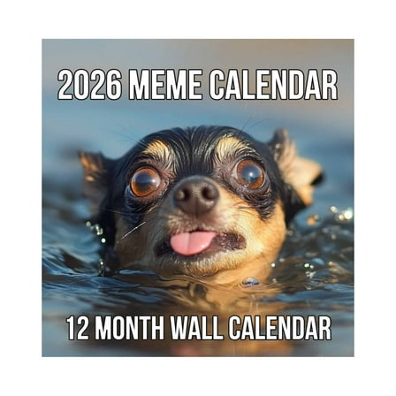 2026 Meme Wall Calendar
