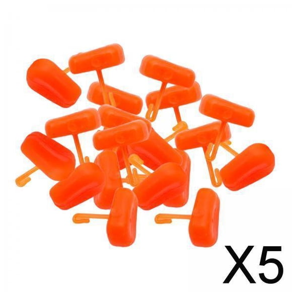 DYNWAVECA 5xSoft Baits Corn Shape Fishing Tackle for Making Boilies for Lake Ice Fishing Red