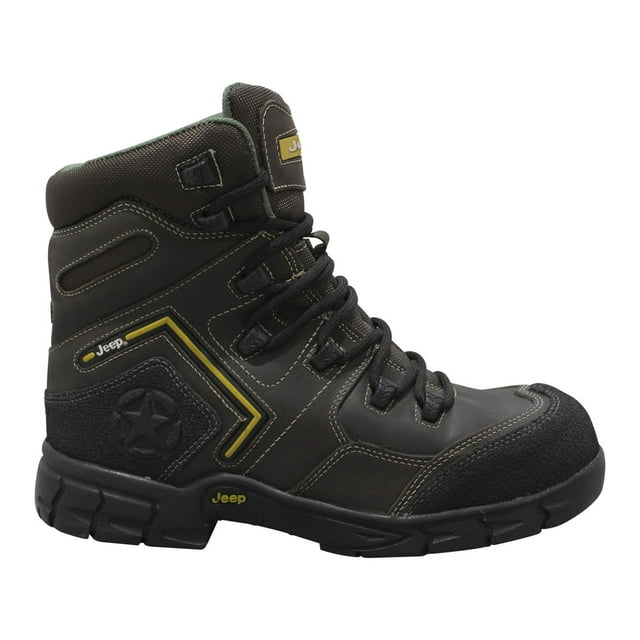 Bota Hombre JEEP Trabajo Durables Industrial Uso Rudo cafe 26
