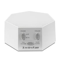 Adaptive Sound Technologies LectroFan Classic White Noise Machine - Compact Sleep Sound Machine for Bedroom, Travel, Study & More - 20 Non-Looping Fan & White Noise Variations - White