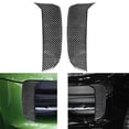 thumbnail image 1 of 2X For Porsche Macan 2019-2021 Carbon Fiber Exterior Front Fog Light Strip Trim, 1 of 13