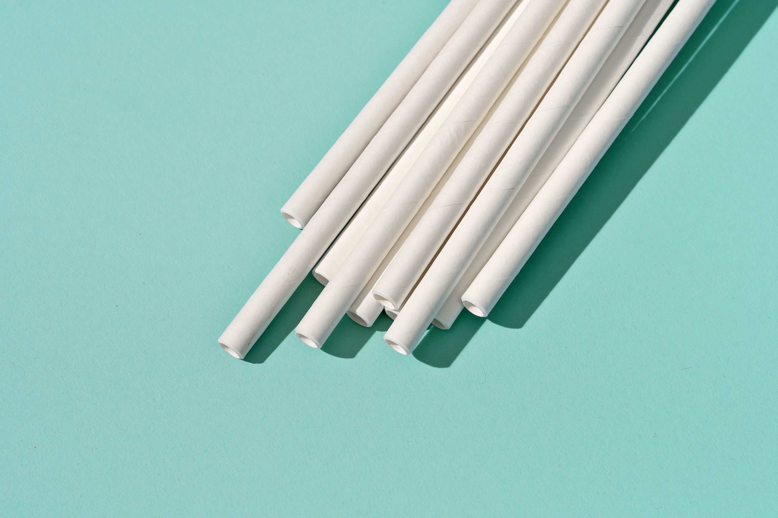 SOFi Classic White Unwrapped Paper Straws 50ct