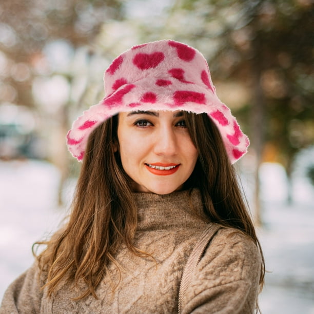 Crochet Bucket Hat Casual Flannel Bucket Hat Trendy Flannel Warm Fisherman Hat Walmart Business Supplies