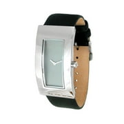 DKNY Midsize Black Leather Watch