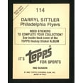 thumbnail image 2 of Darryl Sittler Autographed 1982-83 Topps Sticker Card #114 Philadelphia Flyers SKU #154110, 2 of 2
