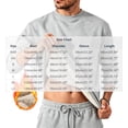 thumbnail image 2 of Chiccall Mens Fleece Sweatshirts Crewneck Long Sleeve Solid Pullover Tops Fall Winter Warm Comfy Casual Loose Fit Sweatshirts, 2 of 5