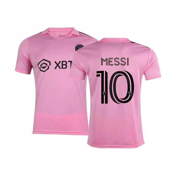 Miami Home and Away No.10 Lionel Messi International Major League Soccer Jerseys Set Adult Jersey Socks Included