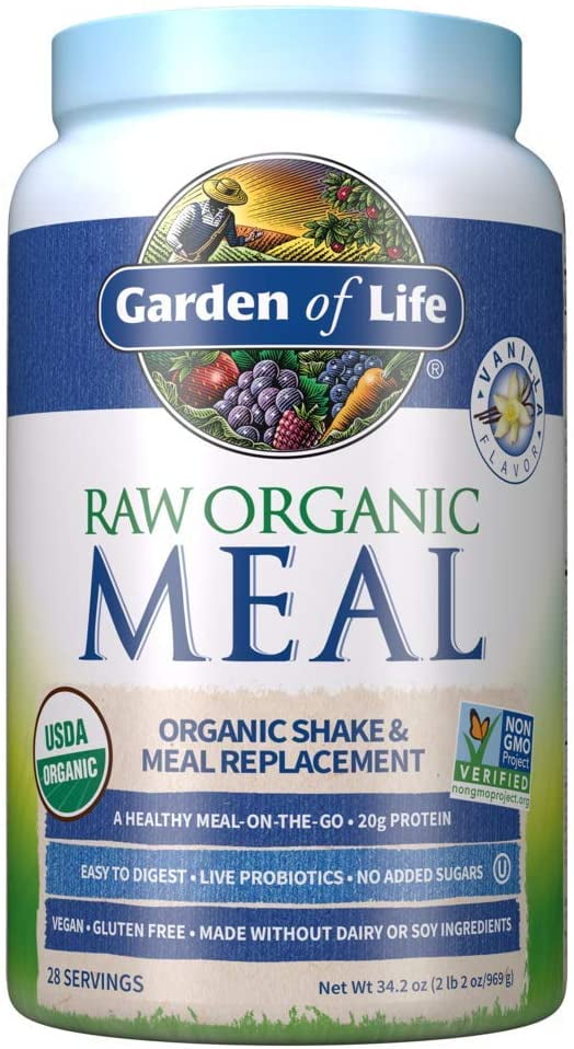 Garden of Life Meal Replacement Vanilla Powder, 28