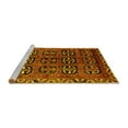 thumbnail image 2 of Ahgly Company Machine Washable Indoor Rectangle Persian Yellow Traditional Area Rugs, 8' x 12', 2 of 4
