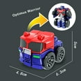 thumbnail image 3 of Toddler Transforming Robot Construction Vehicles Collectible Set – Transforming Robots For Kids Pull Back Toys, 3 of 3