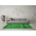 thumbnail image 3 of Ahgly Company Indoor Square Oriental Green Industrial Area Rugs, 7' Square, 3 of 4