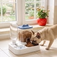 thumbnail image 4 of Automatic Pet Feeder and Water Dispenser Combo for Cats and Small Dogs, Raised Neck Bowl, Large Capacity, Auto Food and Water Refill, Spill Proof, Easy Cleaning, Balanced Feeding Station for Home, 4 of 6