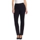 thumbnail image 2 of Jeans Gloria Vanderbilt Amanda de tiro alto y pierna cónica negro talla 12L, 2 of 4