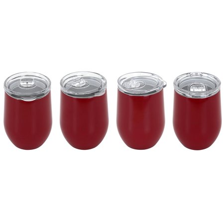 Member S Mark Insulated Wine Tumblers 4 Pack Set Red Walmart Com