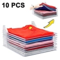 thumbnail image 1 of Estante de almacenamiento de ropa, tabla plegable, tabla plegable, estante de almacenamiento de ropa sin arrugas, pilas rectas y ordenadas, apiladas altas, 1 of 5