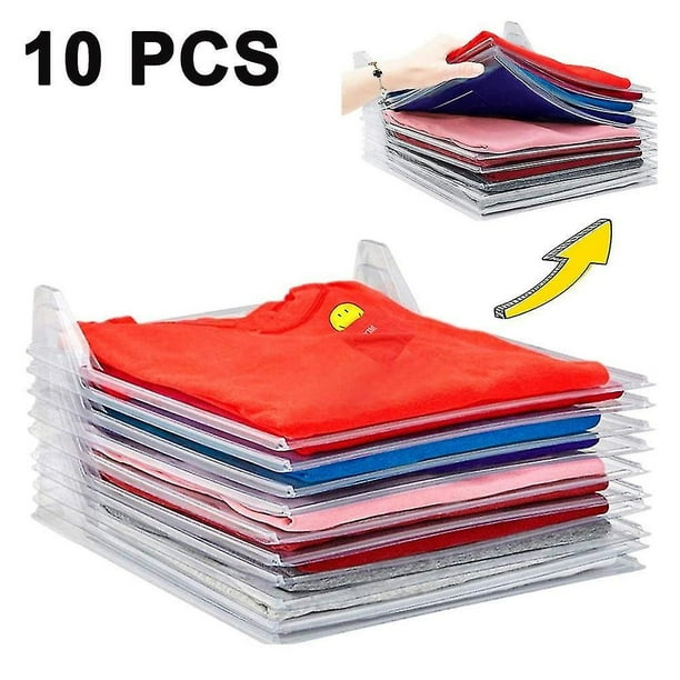 Estante de almacenamiento de ropa, tabla plegable, tabla plegable, estante de almacenamiento de ropa sin arrugas, pilas rectas y ordenadas, apiladas altas