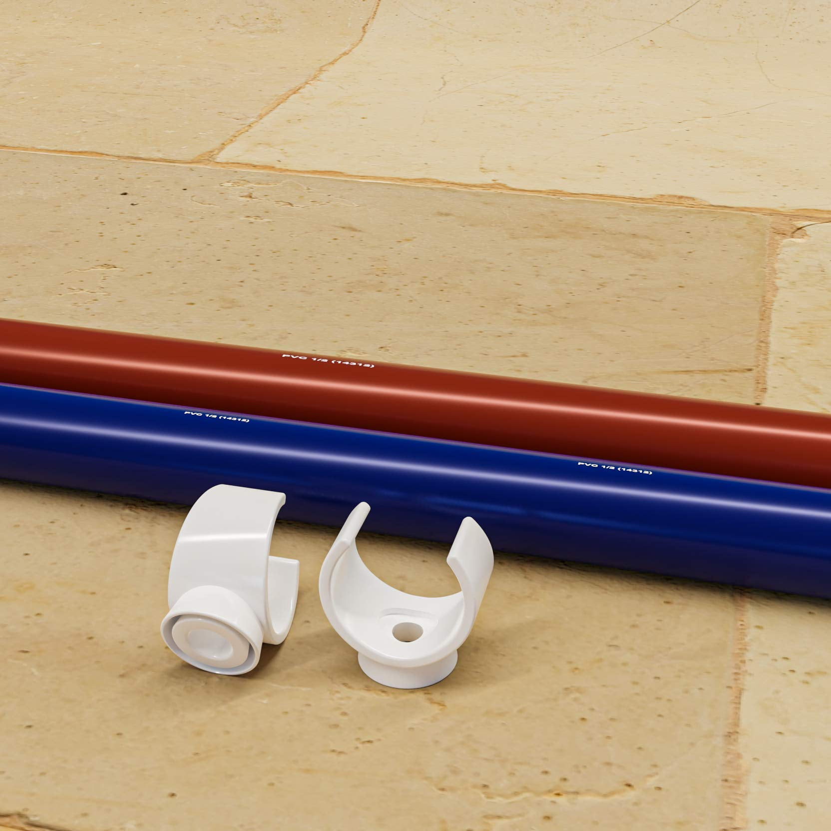 Buy Noa Store 1 Inch PEX Pipe Support Hangers 130 Pieces UHook PEX