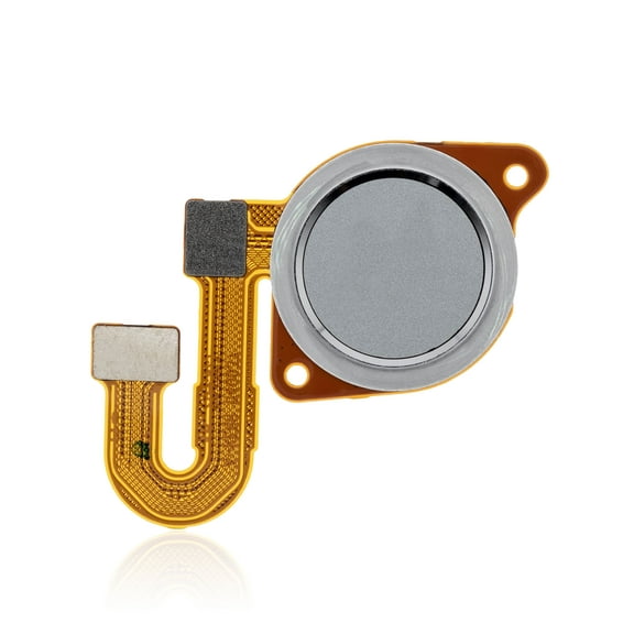Replacement Fingerprint Reader With Flex Cable Compatible For Motorola Moto G 5G (XT2113-3 / 2020) / One 5G Ace (XT2113-1/2 / 2021) (Frosted Silver)