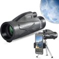 thumbnail image 1 of Telescopio monocular 12x50 - monocular hd con soporte para teléfono inteligente y tri ZefeiWu  8390612503795, 1 of 1