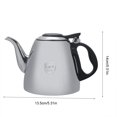 thumbnail image 2 of Home Induction Cooker Handle Stainless Steel Coffee Pot (1.2L) 1 Pieces, 2 of 5