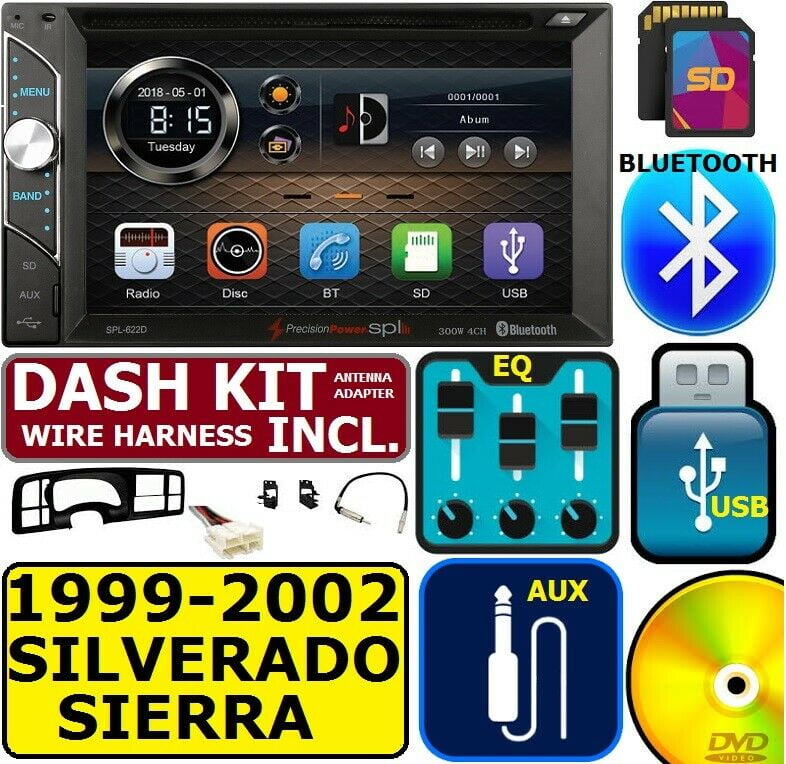 Cassette Player Delete Cubby Pocket For 1999-2002 Chevy Silverado, Tahoe, GMC Sierra