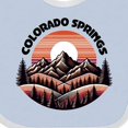thumbnail image 4 of Inktastic Colorado Springs Colorado Mountains Boys or Girls Baby Bib, 4 of 4