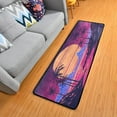 thumbnail image 2 of FREEAM Soft Non-Slip Washable Carpet 24 * 72In Runner Rug High-Density Space Elastic Kitchen Absorbent Relieve Foot Pressure Bathroom Entrance -Palm Sunset, 2 of 7