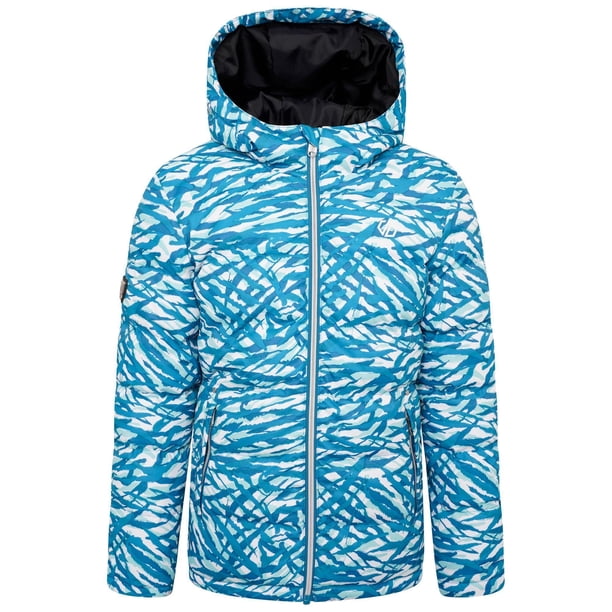 Dare 2B - Chaqueta de Esquí Verdict Estampado de Cebra Niñas (Azul Metilo Oscuro) Dare 2B UTRG6427_darkmethylblue