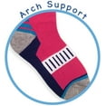 thumbnail image 3 of Jefferies Socks Girls Sport Pattern Low Cut & Quarter Socks 12 Pair Pack, 3 of 5