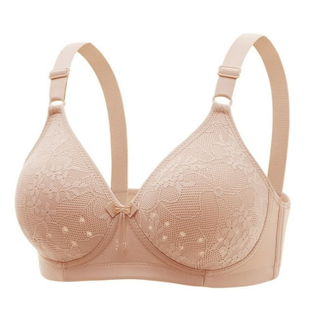 Women s Bras Lace Wireless Bra Push-up Breathable Bralette Vest-style Lingerie Plus Size Everyday Underwear