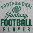 thumbnail image 2 of Mens Professional Fantasy Football Player T Shirt Funny Sports Tee Graphic Tees, 2 of 9