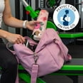 thumbnail image 5 of Pink Beagle and Flower Hot Yoga Mat Towel Non Slip for Hot Yoga - Quick-Drying Yoga Mat Cover with 4 Corner Pockets with Travel Bag - Hot Yoga Towel Non Slip Grip Moisture Wicking Sweat 70"x26", 5 of 6