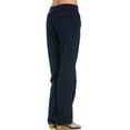 thumbnail image 5 of Comfy Fold Over Linen Pants (Navy), 5 of 6