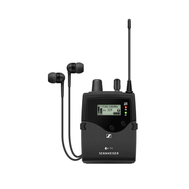 Receptor portátil estéreo Sennheiser G (509623) con auriculares
